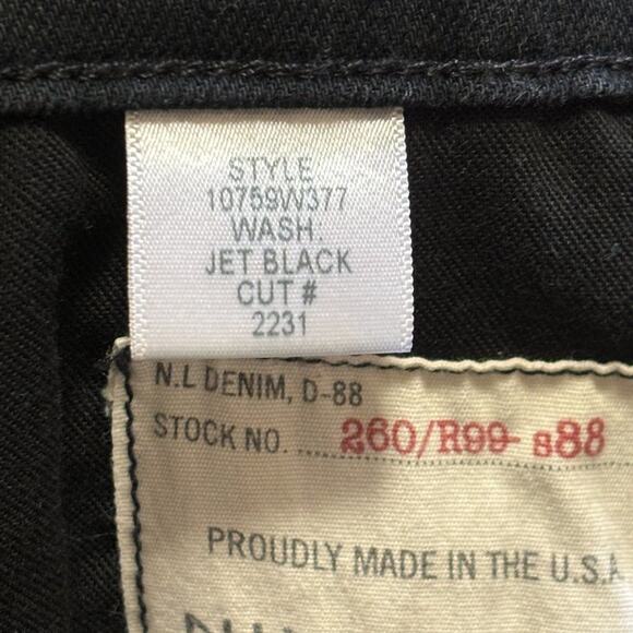 Nili Lotan Elegant Black Wide Leg Jeans - Picture 10 of 12